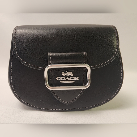 Coach Morgan Card Case On A Chain Blk NEW - Picture 5 of 11